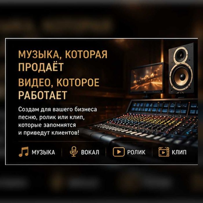 Песни и видео для рекламы вашего бизнеса