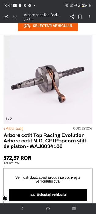 Scuter cracker 80cc