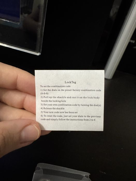 Замок для чемодан.