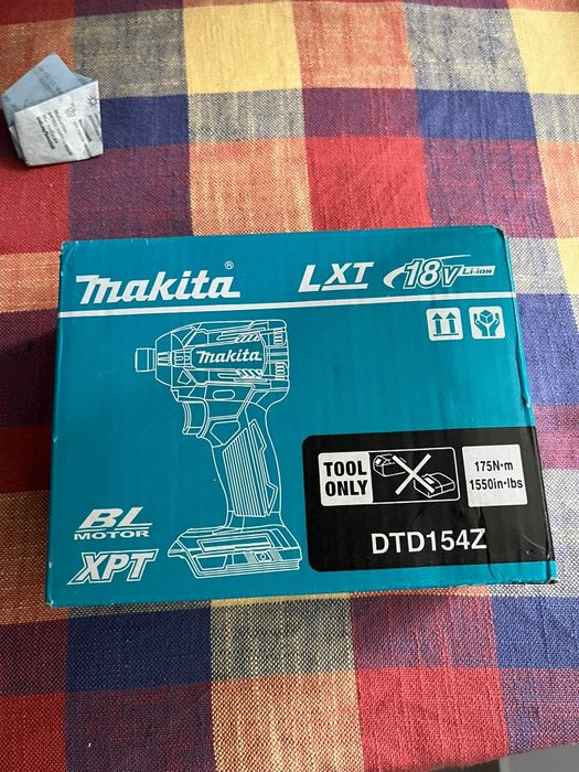 Impact Autofiletanta brushless Makita dtd154 DOAR CORP noua și bormasina Makita DDF484 brushless noua
