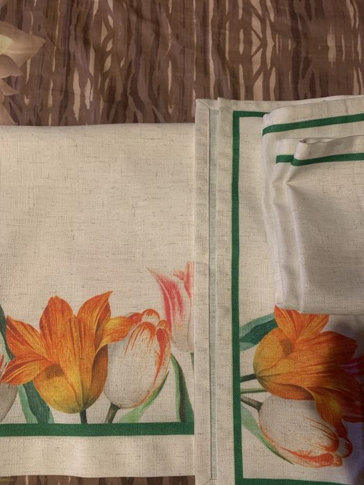 Скатерть льняная