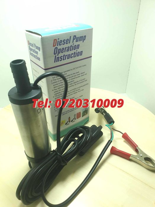 Pompa Submersibila Pentru Transfer Motorina Lichide 12v