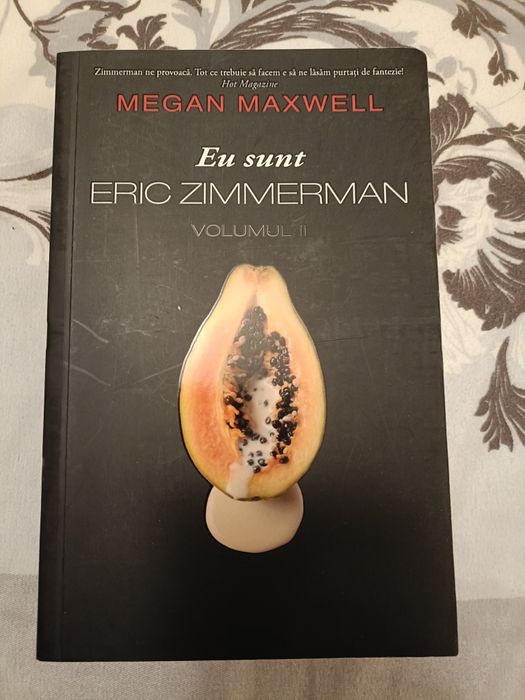 Eu sunt Eric Zimmerman Megan Maxwell,transport inclus+semn carte cadou