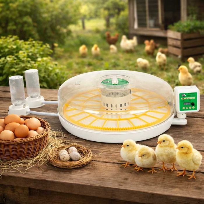 Incubator electric Micul Fermier cu capacitate variabilă, 35–105 ouă