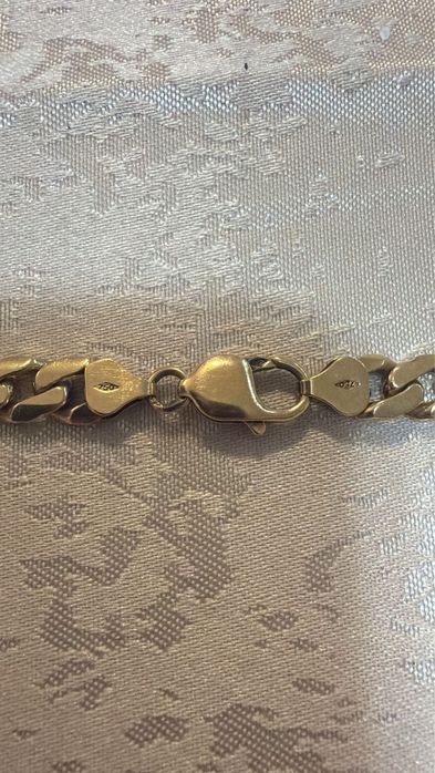 Lanț din aur galben de 18k pentru bărbați, 110g, 65cm