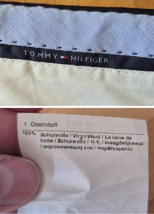 Pantaloni premium Tommy Hilfiger, Tailored, Lână Vergină, Bărbați - 52