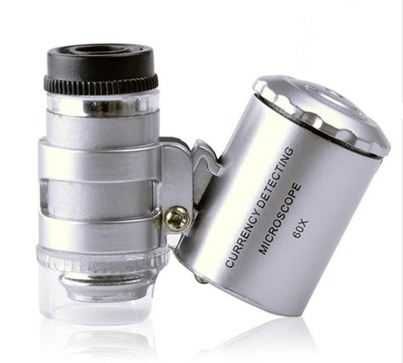 Лупа сгъваема и мини микроскоп и многофункционална лупа