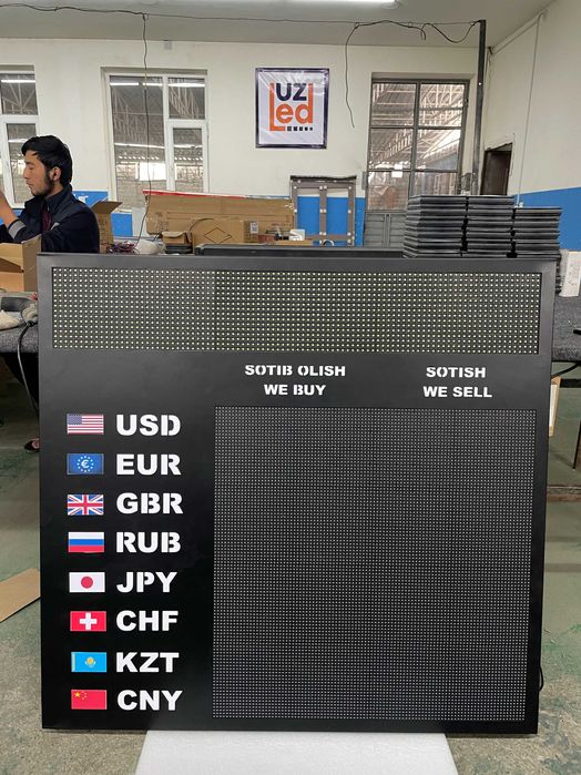 Бегущая строка, купить в Тaшкенте недорого можно в компании UZLED