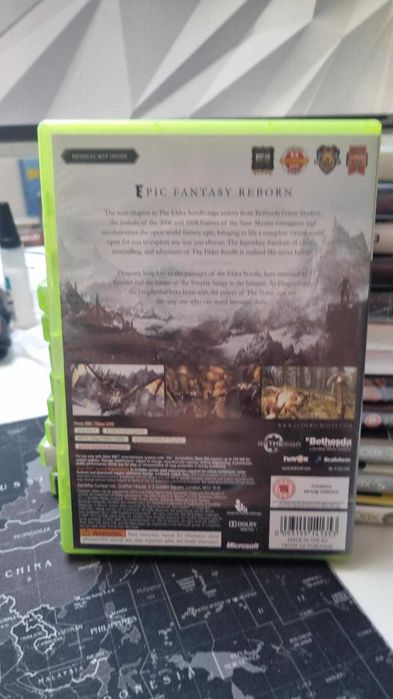 The Elder Scrolls V - SKYRIM -PAL– Xbox 360 + Harta fizică