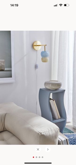 Две лампи стъкло H&M