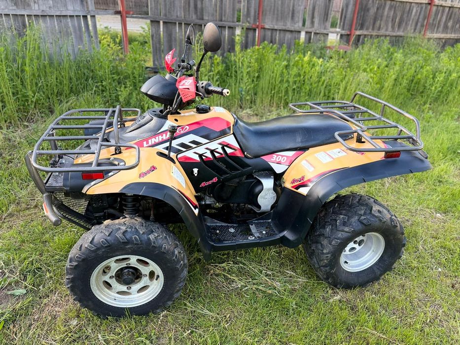 Atv linhai worker / aniversary 300cc tractiune 4*4 inmatriculat