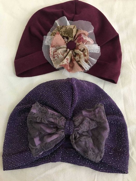 set 2 turbane elegante fetita 1 an