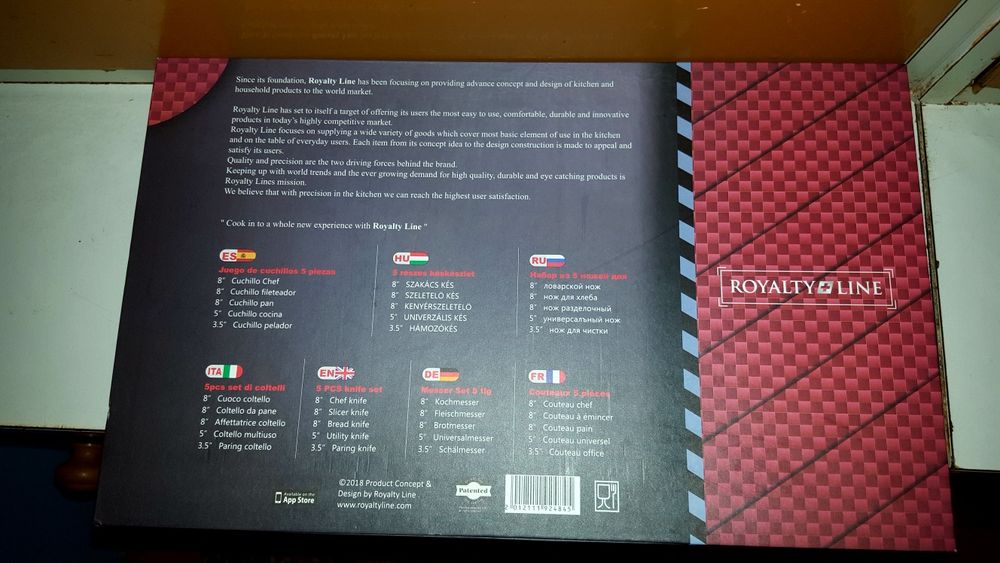 set cuțite Royalty Line