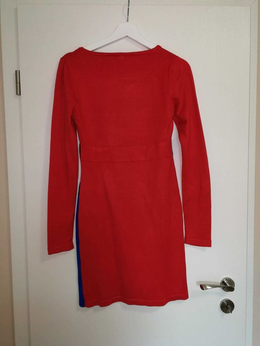 Дамска червена рокля, размер S