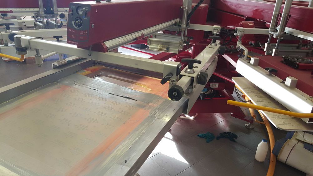 МАШИНА ЗА СИТОПЕЧАТ на Тениски,Торби и Текстилни Изделия /ANATOL/