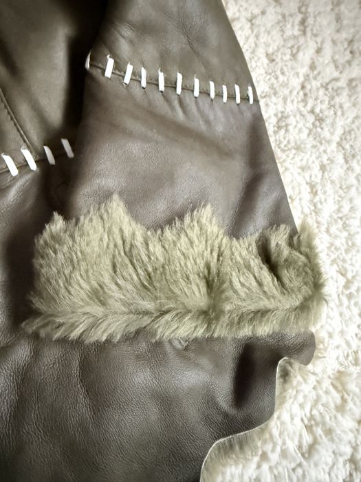 Cojoc de piele cu blana