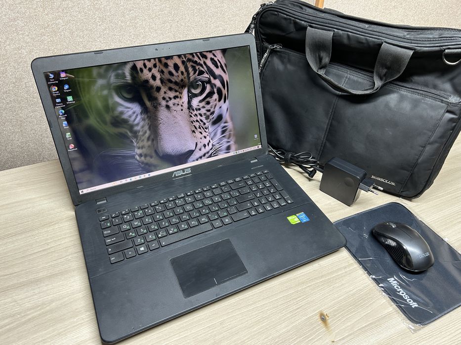 Asus i5|8RAM|1128SSD| мощный ноутбук в идеальном состояний. 17,3 дюйм