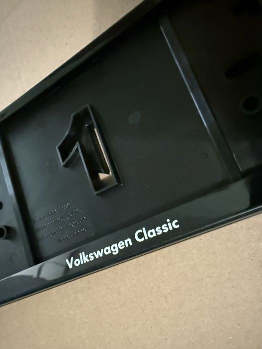 Рамки за регистрационен номер VW CLASSIC подложки номер Фолксваген GTI