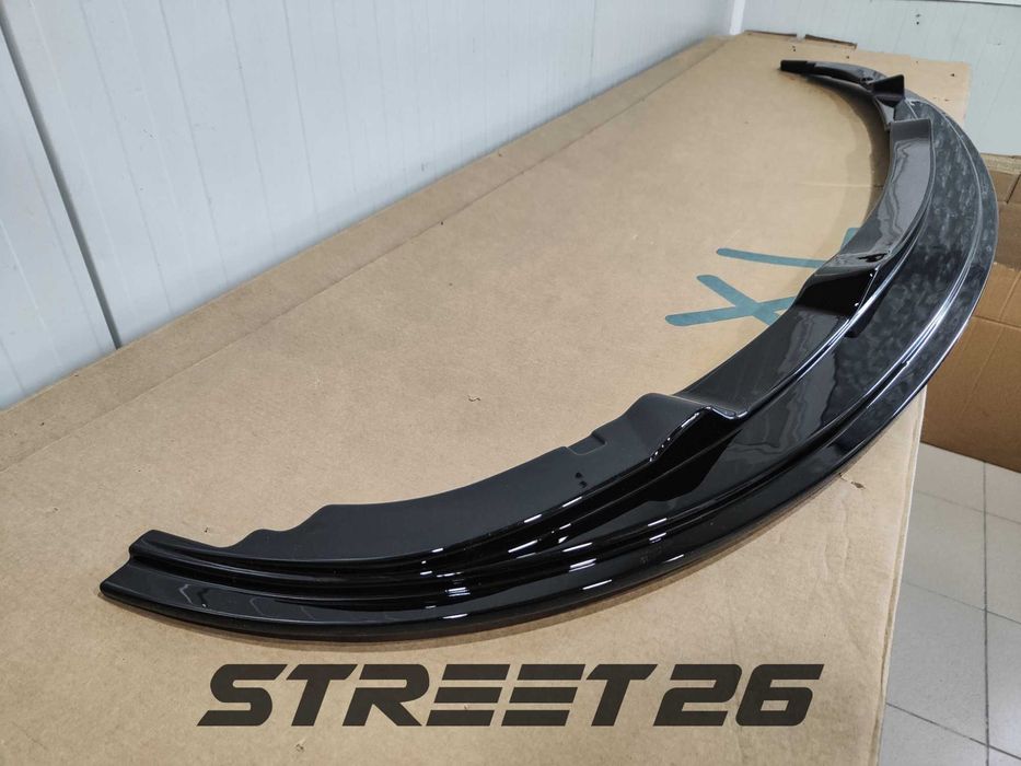Prelungire Lip Bara Fata BMW Seria 3 E90 E91 (05-11) Negru Lucios