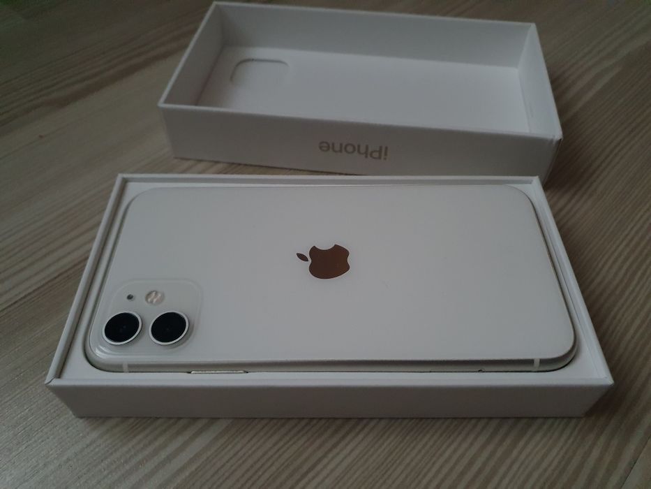 Iphone 11 Original, White, 128gb, stare impecabilă, vine  însoțit de factura de achiziție