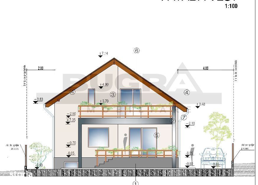 Teren 660 mp - autorizatie constructie, Chinteni