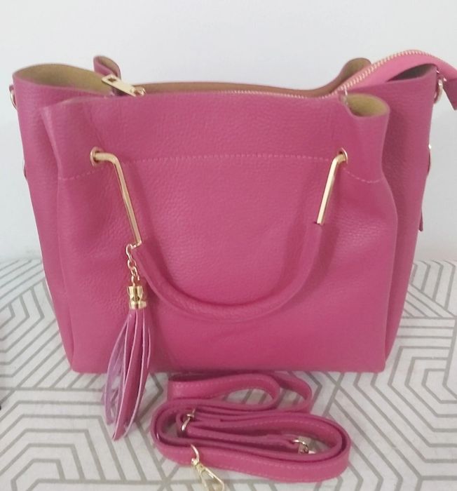 Geantă damă nouă din piele naturala Made in Italy