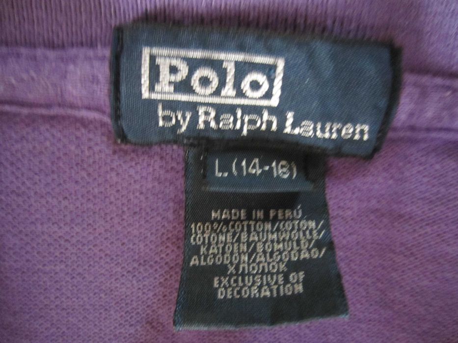 Tricou Polo Ralph Lauren,copil 14-16ani,culoare mov, stare f.buna