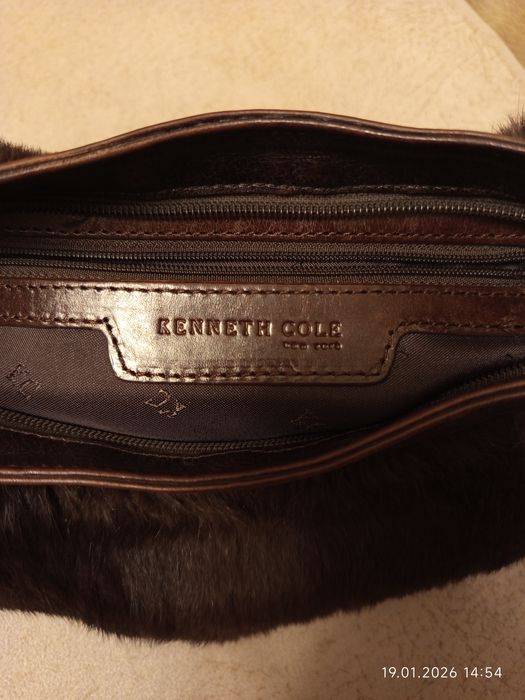 Сумочка из натуральной кожи и меха