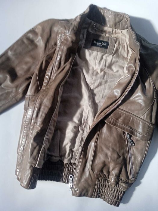 Дамско коженио яке ест. кожа -bike style XS