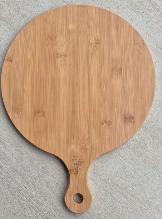 Platou/Tava rotund pizza/friptura, Wilmax, bambus, 40.5 x 30.5 cm