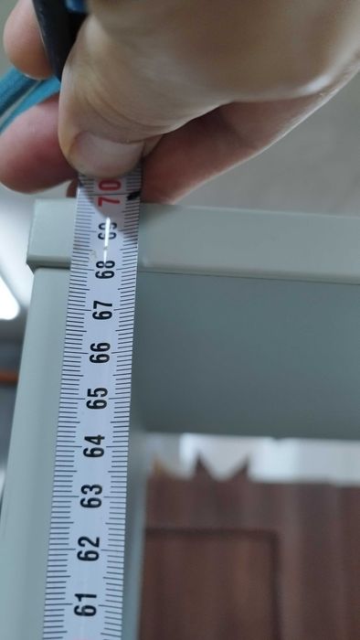 Офис шкаф с две чекмеджета и изтеглящ се рафт 46/48/70см