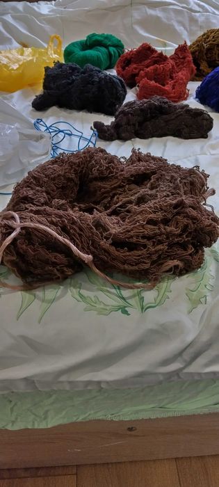 Домашна вълна различни цветове