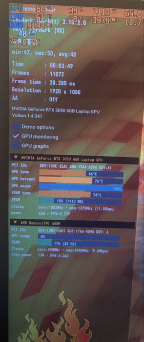 Lenovo LOQ 15ARP10E | Ryzen 7 7435HS | RTX 3050 6GB | 16GB DDR5 | 144Hz | Garanție 20 luni