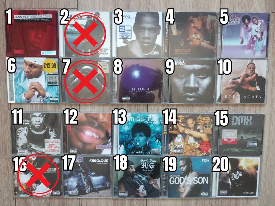 Hip-Hop Rap Music Albums CD's Оригинални Рап Музикални Дискове Хип-Хоп