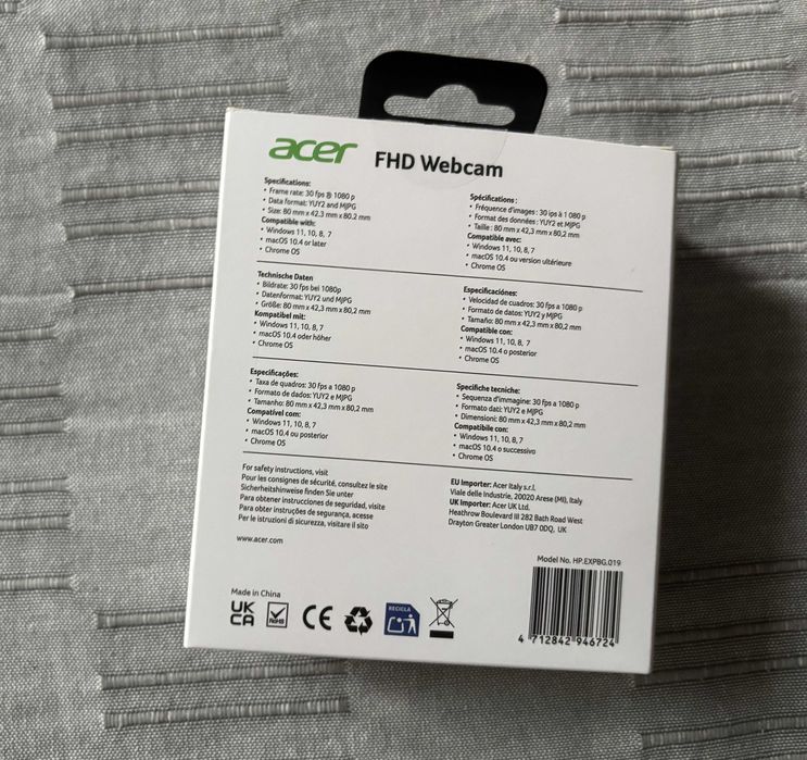 Web камера Acer FHD