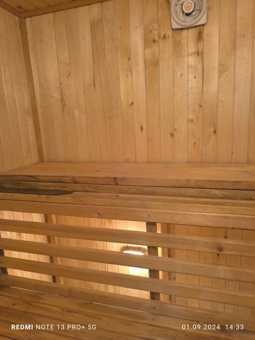Баня с электро печью harvia /на разбор