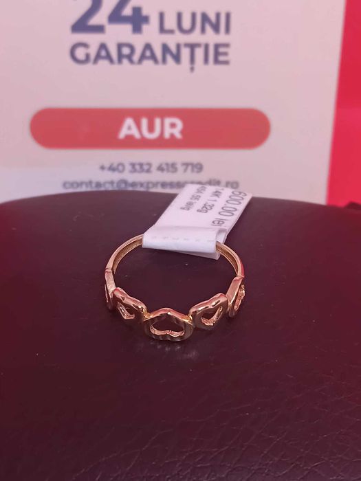 Inel aur 14k 1.32g (B.24733 AG31 Barboi) Garantie 2 ani!