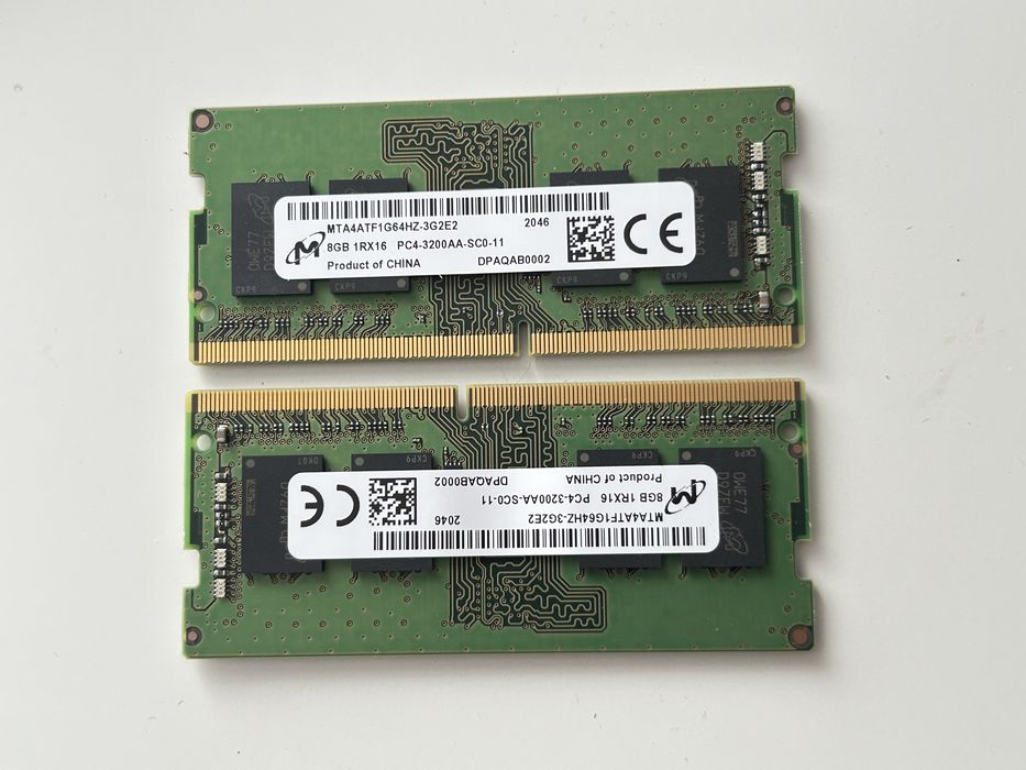 Kit RAM Laptop 2x8GB 3200mhz