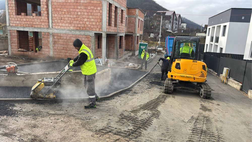 Amenajari curti si drumuri-Pachet complet / Pavaj, Asfalt, Borduri