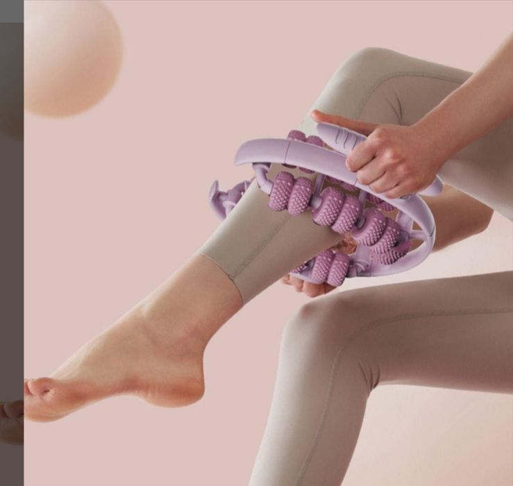 Роликовый массажер для ног и рук