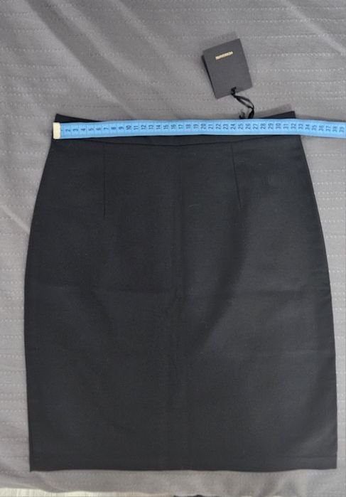 Fusta conica, negru, Honigman, marime 34