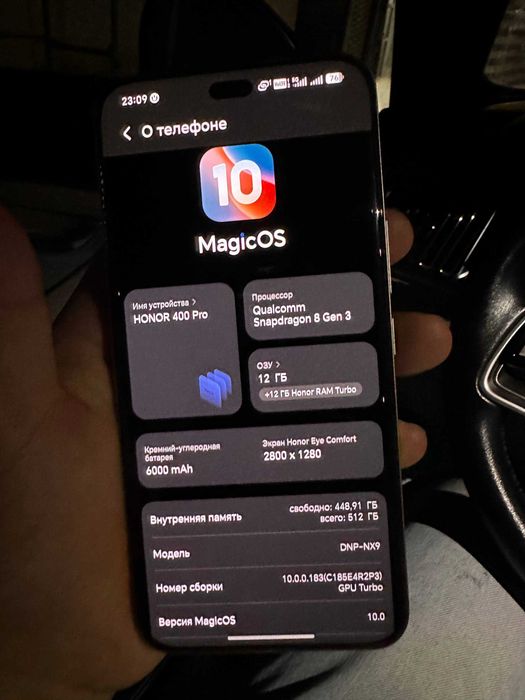 Honor 400 Pro 5G 512 GB sotiladi