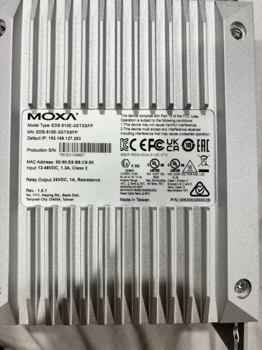 Moxa switch EDS-510E-3GTXSFP