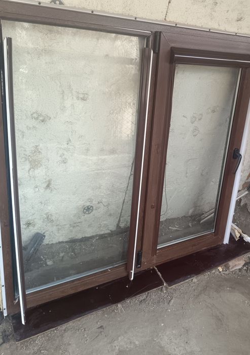 Пластиковое окно большое