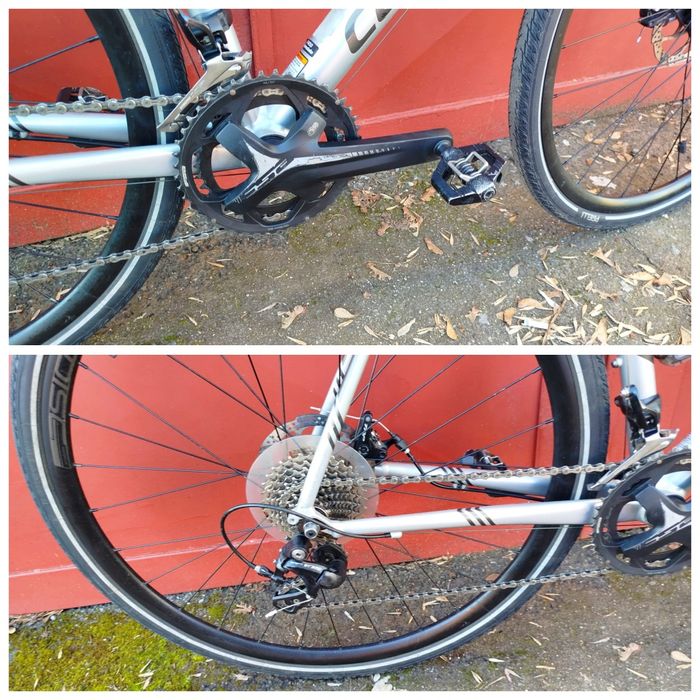 Gravel Cannondale XL 2x11 vit. cube