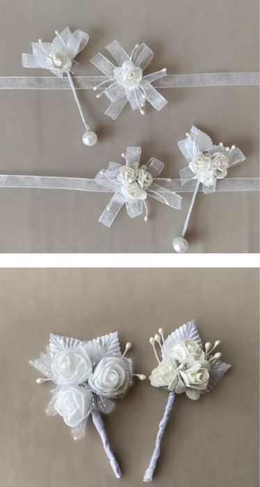 Сватбени гривни и бутониери! Доза цвят за най-щастливия Ви ден!