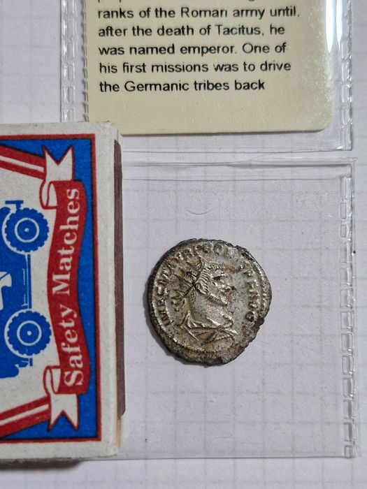 Qadimiy Rim Bronza tangasi (276-282 yil) - Антиквар. Римская монета ст