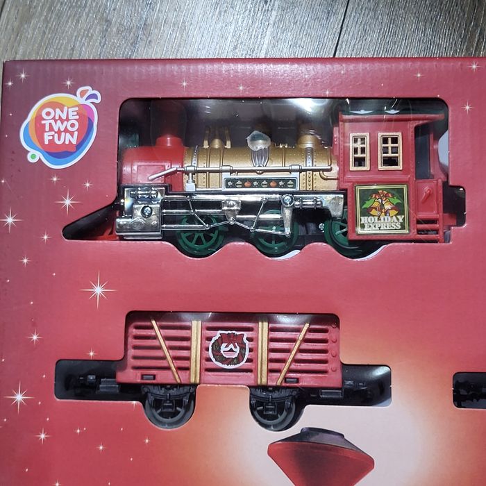 Trenuleț electric pom de Crăciun