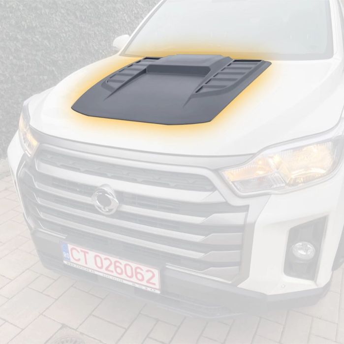 Ornament Capotă Safari universale pentru pick-up VW Amarok, L200, D-max, Navara, Musso