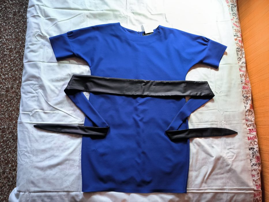 Платье новое синее